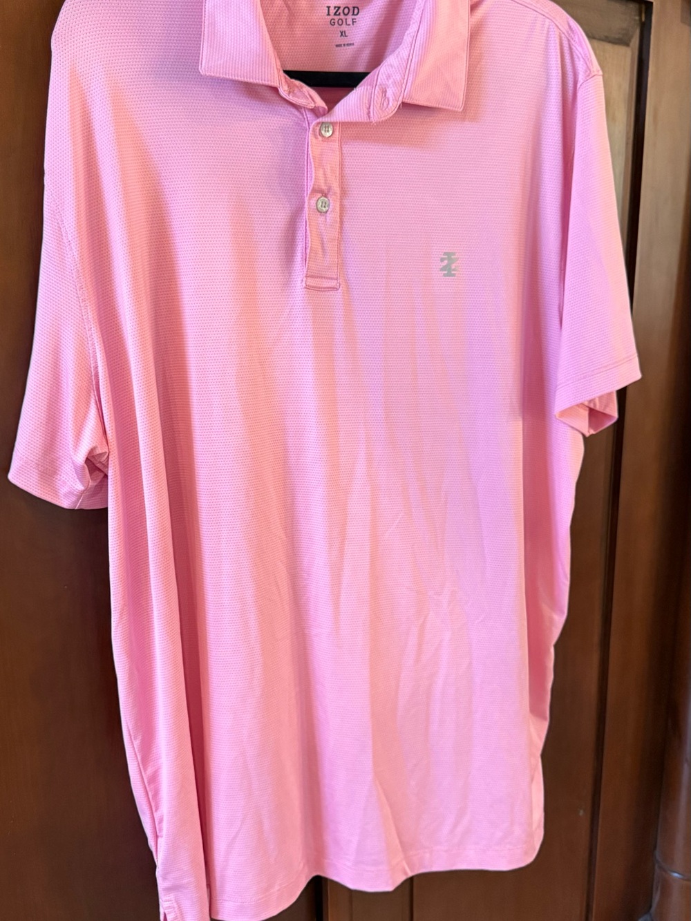 Izod Pink Short-Sleeve Performance Polo